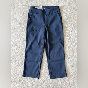 Up! Women’s Pull-on Stretch Crop Capri Pant Blue Size XS New with Tags
